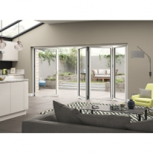 Jci Aluminium Bi-fold Door Set White Right Opening 2090 x 35 £3,999.00