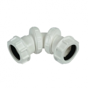 FloPlast WC15 40mm Unicom Compression Waste 0 Deg - 90 Deg A £4.09
