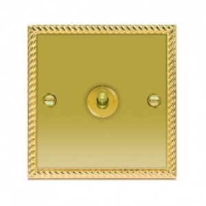 Wickes 10A Toggle Light Switch 1 Gang 2 Way Polished Georgia £6.00