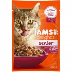 Iams Delights Senior Chicken In Gravy 85g