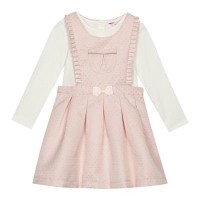 Debenhams  Baker by Ted Baker - Girls pink spotted pini and top set