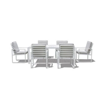 Debenhams  Debenhams - Rochelle Dining table and 6 square chairs