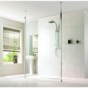 Double Fix Deflector Panel Clear 1200mm