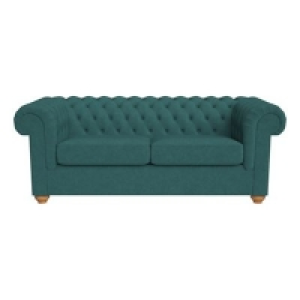 Debenhams - 3 seater velour Chesterfield sofa bed £1,125.00