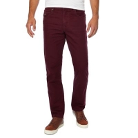 Debenhams  Mantaray - Big and tall maroon straight fit jeans