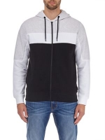 Debenhams  Burton - Frost grey, white and black hoodie