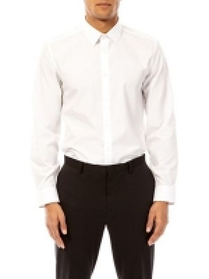 Burton - White tailored fit easy iron shirt £16.00