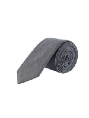 Burton - Dark grey textured tie