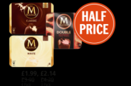 DISCOVER BIG DEALS: Magnum Ice Cream, Classic, White, Double
