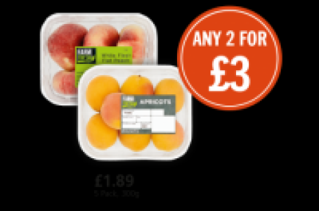BACK TO SCHOOL: Farm Fresh Flat Peach, Farm Fresh Apricot Pu