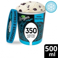 Tesco  Breyers Cookies And Cream Ice Cream 500Ml