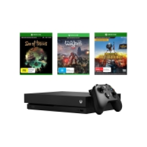 Xbox One X 1TB Console + PUBG Token + Sea of Thieves Token +