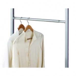 Wickes Wardrobe Rail Hanger Telescopic Bar Kit - 700-1300mm £11.99