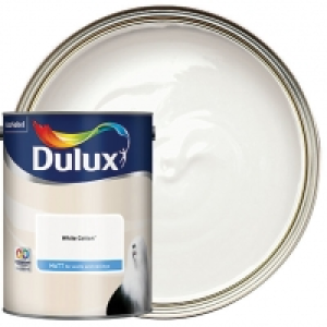 Dulux Matt Emulsion Paint - White Cotton 5L £22.00