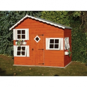 Wickes Loft & Bunk Split Level Timber Playhouse - 8 x 6 ft &pound;560.00