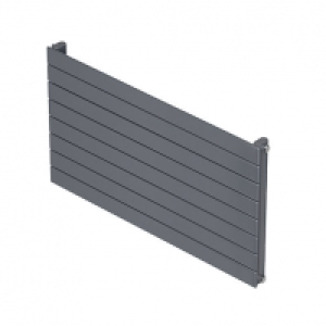 QRL Slieve Single Panel Horizontal Designer Radiator - Silve £413.00