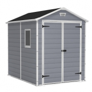 Keter Manor Double Door Plastic Shed Grey - 8 x 6 ft &pound;600.00