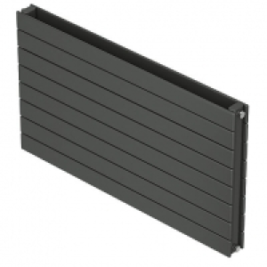 QRL Slieve Double Panel Horizontal Designer Radiator - Anthr &pound;307.00