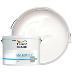 Dulux Trade Supermatt Emulsion Paint - White 10L £35.00