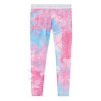 Debenhams  Pineapple - Girls pink and blue marble print leggings