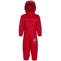 Debenhams  Regatta - Kids Red Puddle waterproof onesie