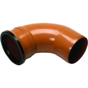Wickes 110mm Terracora Drain 87.5 Deg Single Socket Bend