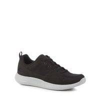 Debenhams  Skechers - Black Depth Charge lace up trainers