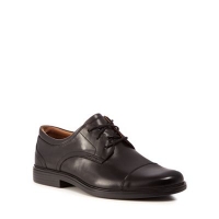 Debenhams  Clarks - Black leather Un Aldric lace up shoes