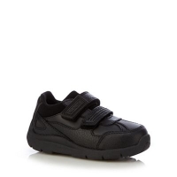 Debenhams  Kickers - Boys black leather buckle shoes