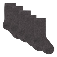 Debenhams  Debenhams - Pack of five boys grey fresh feet socks