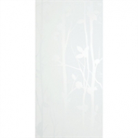 Homebase Laura Ashley Cottonwood Feature White Ceramic Wall Tile 8 pack