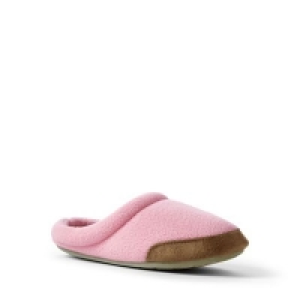 Lands End - Pink fleece slippers