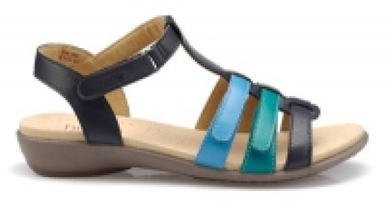 Hotter - Navy Sol gladiator sandals