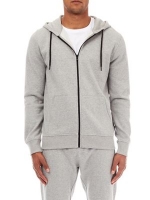 Debenhams  Burton - Grey marl zip through hoodie