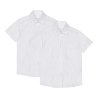 Debenhams  Debenhams - Set of 2 girls white short sleeve regular fit s