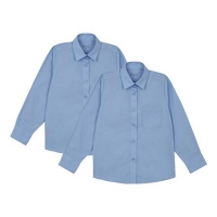 Debenhams  Debenhams - Set of 2 girls blue long sleeve regular fit sch
