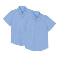 Debenhams  Debenhams - Set of 2 boys blue short sleeve regular fit sc