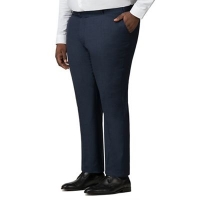 Debenhams  Centaur Big & Tall - Navy semi plain trousers