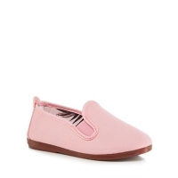 Debenhams  Flossy - Girls pink Pamplona slip-on shoes