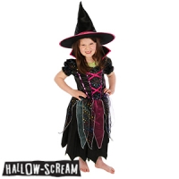 HomeBargains  Halloween Colourful Witch Costume