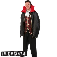 HomeBargains  Hallow-Scream Adult Deluxe Vampire Costume