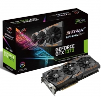 Overclockers Asus Asus GeForce GTX 1070 Strix OC Gaming 8192MB GDDR5 PCI-Expre