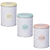 BMStores  Set of 3 Canisters - Spot