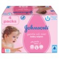 Asda Johnsons Baby Gentle All Over Baby Wipes
