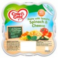 Asda Cow & Gate Pasta with Tomato Spinach & Cheese Tray 10m+