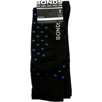 BigW  Bonds Mens Bamboo Crew Socks - Black