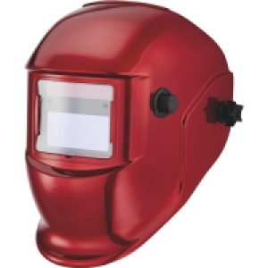 Auto-Darkening Red Welding Helmet