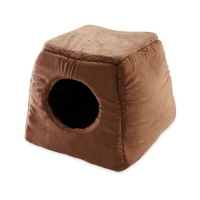 Aldi  Pet Collection Brown Cat Cave & Bed