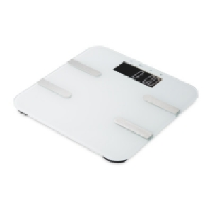 Visage White Square Body Fat Scale