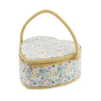 Aldi  Ditsy Floral Heart Sewing Box